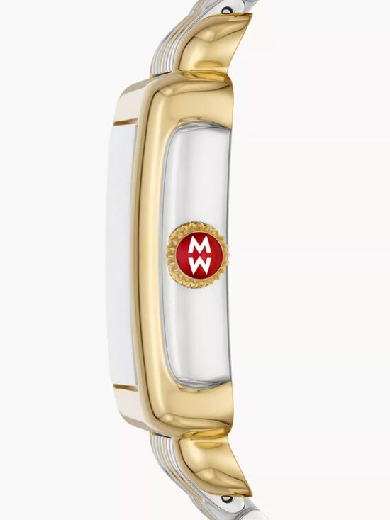 Michele Deco Madison Mid Two Tone Gold Diamond Dial MWW06G000013 31mm Watch main image 2